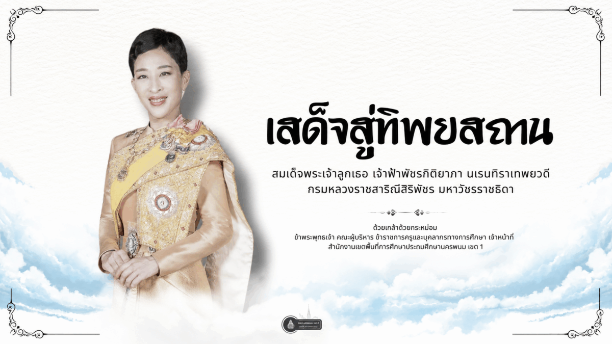 หน้าแรก 1 เสด็จสู่ทิพยสถาน พระเจ้าลูกเธอ พัรกิติยาภา