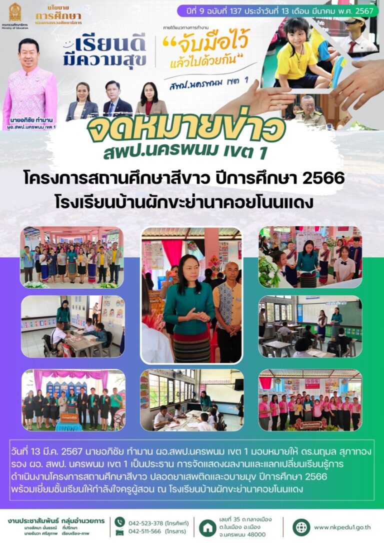 67 03 13 โรงเรียนสีขาว รร บ้านผักขะย่านาคอยโนนแดง