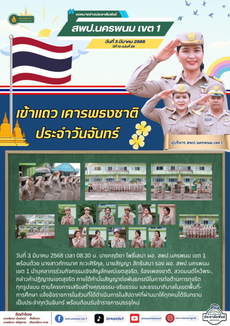 จม. สพป.นพ. 1 เดือน ม.ค. 68