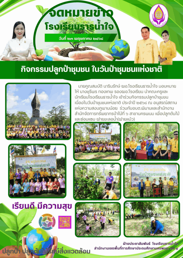 ธารน้ำใจ 1 ปลูกป่าชมชน