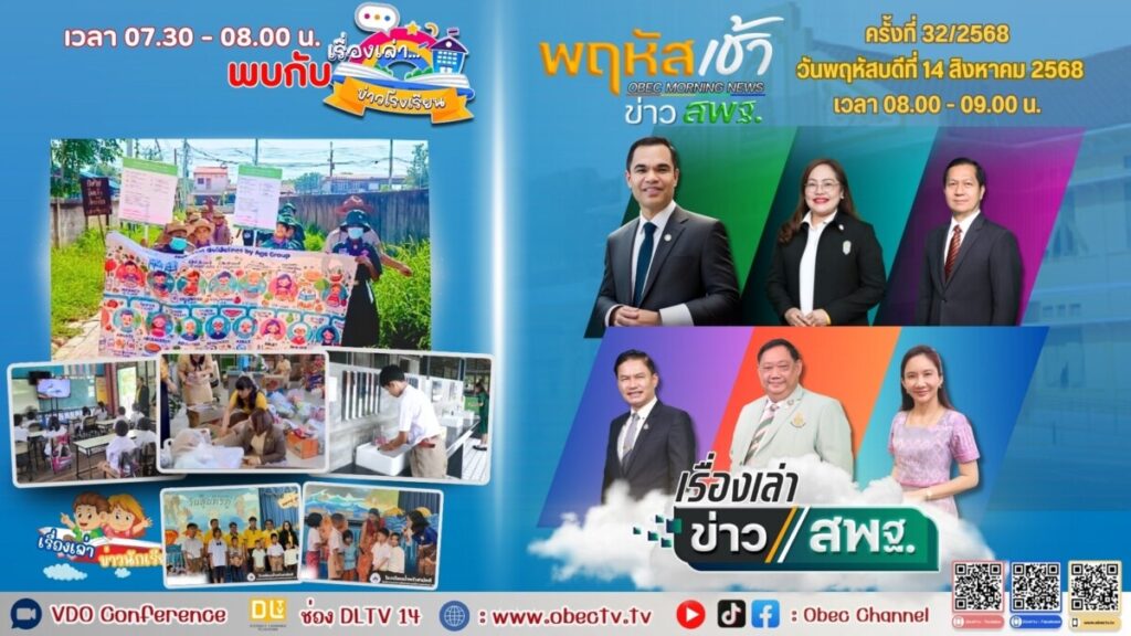 สพป.นครพนม เขต 1 รับชมรายการ “พฤหัสเช้า ข่าว สพฐ.” ครั้งที่ 32/2568 ผ่านระบบออนไลน์ 3 S 26443913
