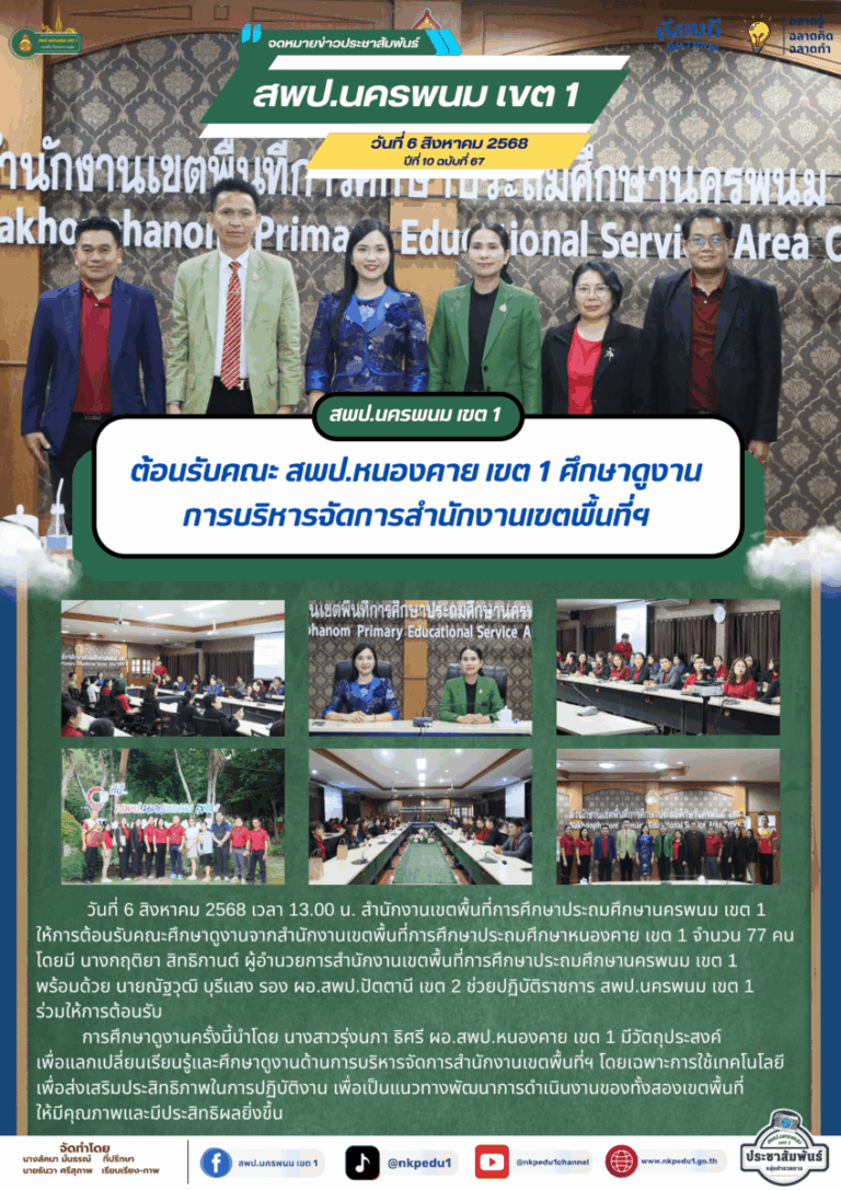 จม. สพป.นพ. 1 กรกฎาคม 2025