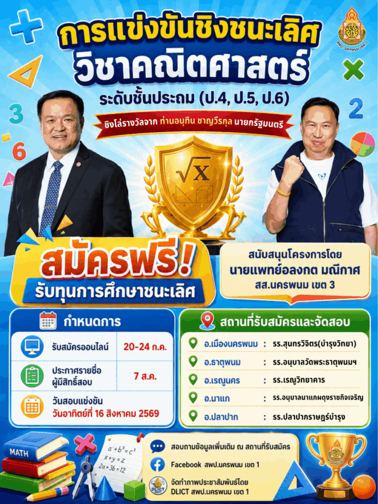 การแข่งขันชิงชนะเลิศ คณิตศาสตร์ สส อลงกต 4