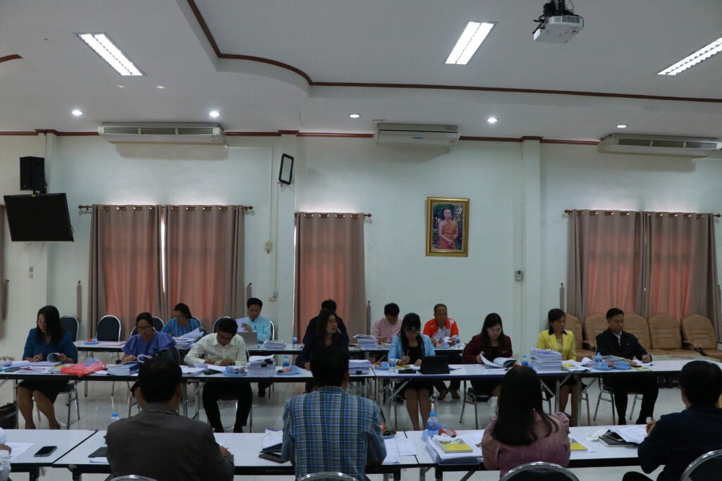 การประชุมคณะกรรมการประเมินผลการดำเนินงานโครงการสถานศึกษาสีขาวปลอดยาเสพติดและอบายมุข ปีการศึกษา 2565 3 IMG 2398