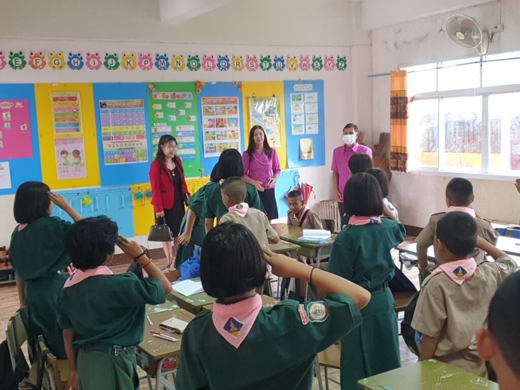 นิเทศ ติดตามการจัดการเรียนรู้เชิงรุก(Active learning)ที่โรงเรียนบ้านนาราชควาย 3 S 3891222