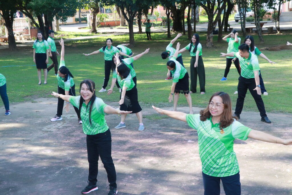 กิจกรรม 5 ส และกิจกรรมขยับกาย สบายชีวี สุขภาพจิตแจ่มใส ตามโครงการสถานที่ทำงานน่าอยู่ น่าทำงาน (Healthy Workplace) ประจำปีงบประมาณ พ.ศ. 2567 7 IMG 7743