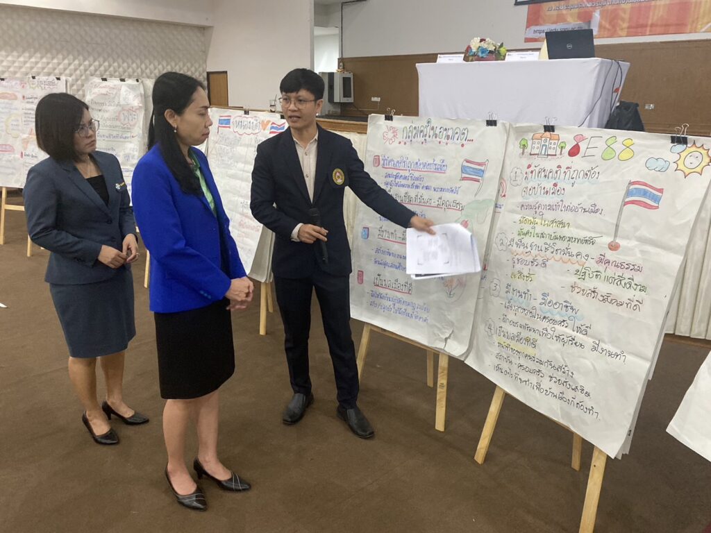 ร่วมให้กำลังใจผู้เข้าอบรมโครงการอบรมพัฒนาครูหลักสูตรการพัฒนาสมรรถนะ “ครูสู่มืออาชีพ” หลักสูตรที่ 1 การพัฒนาและปลุกจิตวิญญาณความเป็นครูให้มีความรักชาติ ศาสน์ กษัตริย์ 4 S 18743328