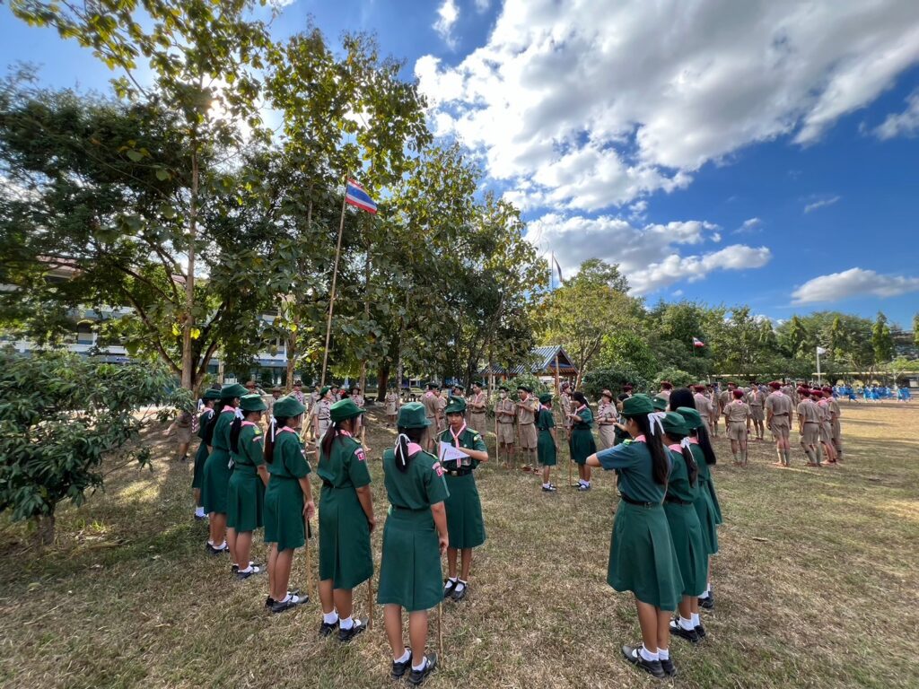 ออกตรวจเยี่ยมการจัดการเรียนการสอนวิชาลูกเสือในโรงเรียน ณ โรงเรียนคำเตยอุปถัมภ์ 7 15