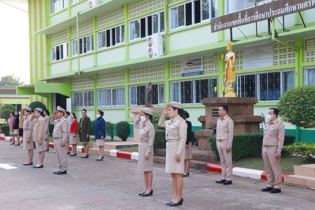 กิจกรรมเชิงสัญลักษณ์เขตสุจริต,ร้องเพลงชาติ, สวดมนต์ไหว้พระ,กล่าวคำปฏิญาณเขตสุจริต 4 IMG 2802