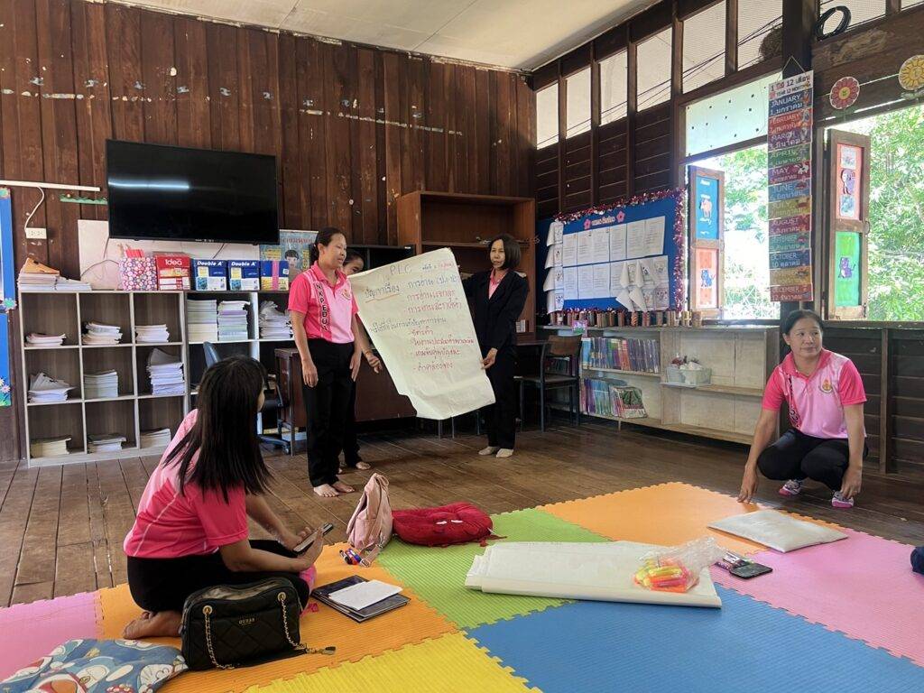 ลงพื้นที่นิเทศตามโครงการการพัฒนาโรงเรียนสู่การเป็นชุมชนแห่งการเรียนรู้ทางวิชาชีพ สำนักงานเขตพื้นที่การศึกษาประถมศึกษานครพนม เขต 1 7 S 48431231