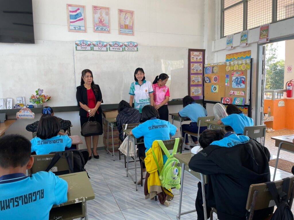 นิเทศ ติดตามการขับเคลื่อนโครงการพัฒนาคุณภาพการเรียนการสอนภาษาไทย ตามนโยบาย "เด็กไทยวิถีใหม่ อ่านออก เขียนได้ทุกคน "ปีการศึกษา 2566 ณ.โรงเรียนบ้านเหล่าภูมีคำธาตุและโรงเรียนบ้านนาราชควาย 2 59A421D6 564F 4833 9C6F BAEA6957DA1D