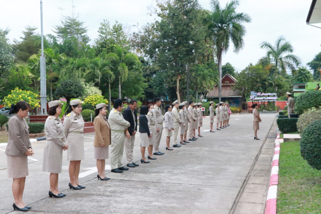 กิจกรรมเชิงสัญลักษณ์เขตสุจริต,ร้องเพลงชาติ, สวดมนต์ไหว้พระ,กล่าวคำปฏิญาณเขตสุจริต 8 IMG 5625