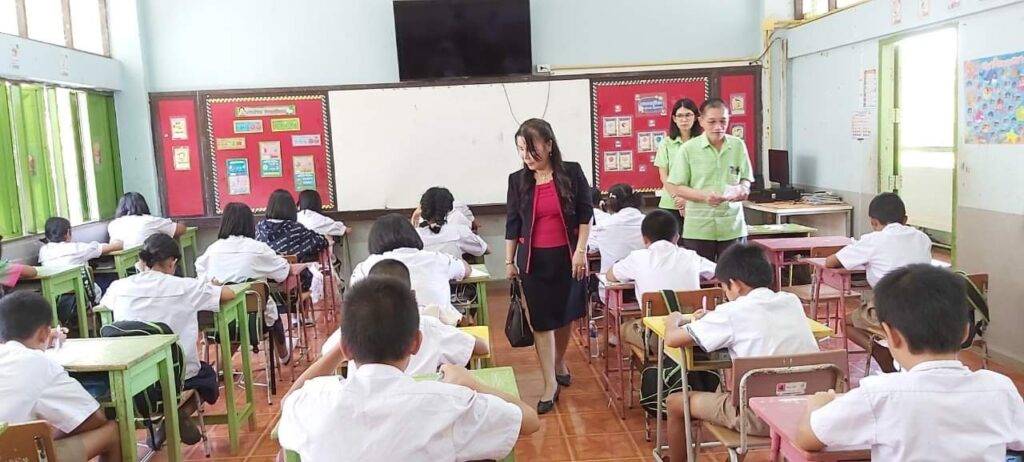 นิเทศ ติดตามการขับเคลื่อนโครงการพัฒนาคุณภาพการเรียนการสอนภาษาไทย ตามนโยบาย "เด็กไทยวิถีใหม่ อ่านออก เขียนได้ทุกคน "ปีการศึกษา 2566 ณ.โรงเรียนบ้านเหล่าภูมีคำธาตุและโรงเรียนบ้านนาราชควาย 4 S 5660754