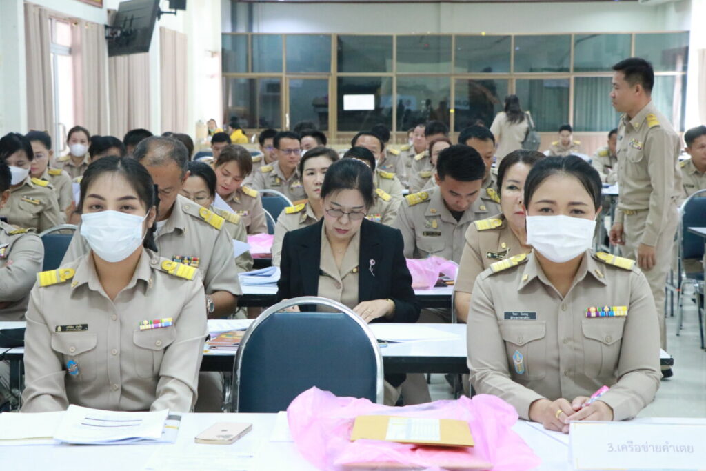 การประชุมชี้แจงแนวทางการดำเนินการจัดทดสอบทางการศึกษาระดับชาติขั้นพื้นฐาน (O-NET) ปีการศึกษา 2566 ระดับศูนย์สอบและระดับสนามสอบ สพป.นครพนม เขต 1 3 IMG 6149
