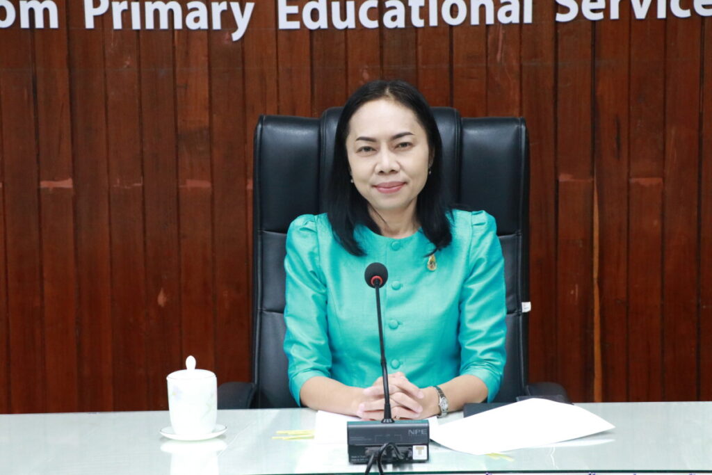 การประชุมคณะกรรมการประเมินโครงการสถานศึกษาสีขาว ปลอดยาเสพติดและอบายมุข ปีการศึกษา 2566 1 IMG 6339
