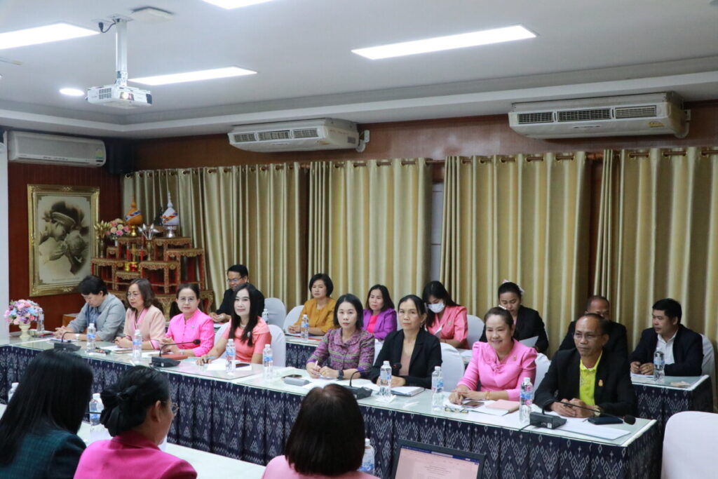 การประชุมคณะกรรมการประเมินโครงการสถานศึกษาสีขาว ปลอดยาเสพติดและอบายมุข ปีการศึกษา 2566 4 IMG 6351