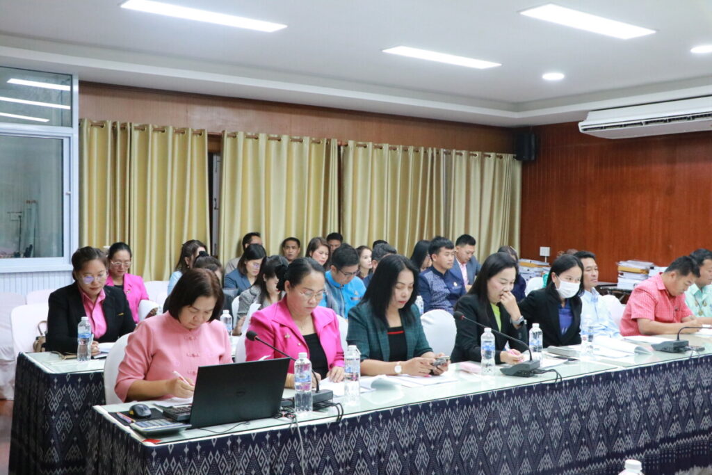 การประชุมคณะกรรมการประเมินโครงการสถานศึกษาสีขาว ปลอดยาเสพติดและอบายมุข ปีการศึกษา 2566 3 IMG 6371