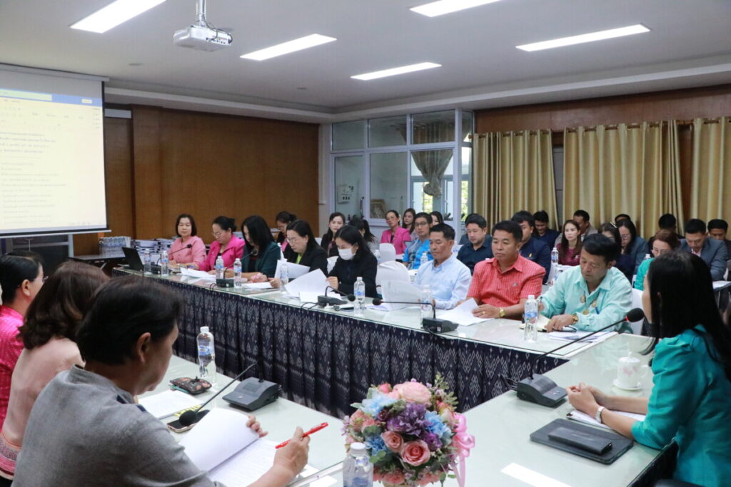 การประชุมคณะกรรมการประเมินโครงการสถานศึกษาสีขาว ปลอดยาเสพติดและอบายมุข ปีการศึกษา 2566 6 IMG 6380