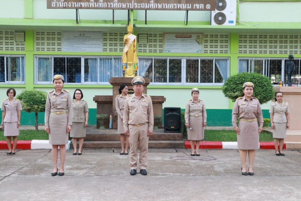 กิจกรรมเชิงสัญลักษณ์เขตสุจริต,ร้องเพลงชาติ, สวดมนต์ไหว้พระ,กล่าวคำปฏิญาณเขตสุจริต 2 IMG 7744