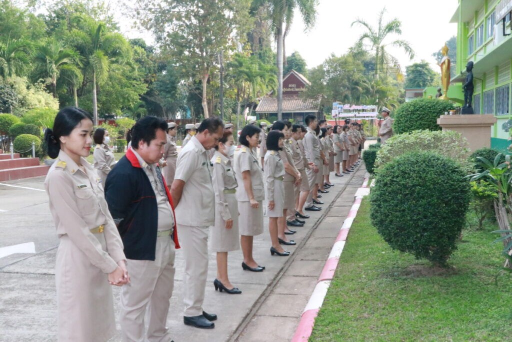 กิจกรรมเชิงสัญลักษณ์เขตสุจริต,ร้องเพลงชาติ, สวดมนต์ไหว้พระ,กล่าวคำปฏิญาณเขตสุจริต 8 IMG 7799