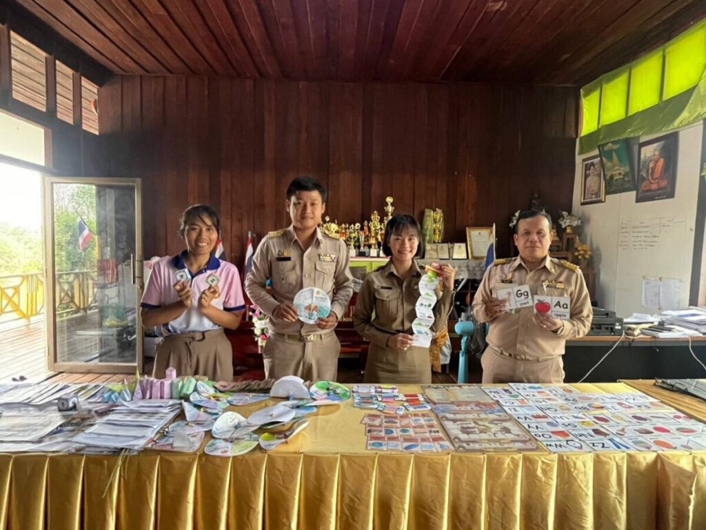 ประเมินการเตรียมความพร้อมและพัฒนาอย่างเข้ม ตำแหน่งครูผู้ช่วย โรงเรียนบ้านศรีธน และ โรงเรียนบ้านหนองบัว 1 103386 0