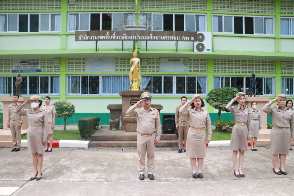 ร่วมกิจกรรมเชิงสัญลักษณ์เขตสุจริต,ร้องเพลงชาติ ประจำวันที่ 19 มีนาคม 2567 3 IMG 4455