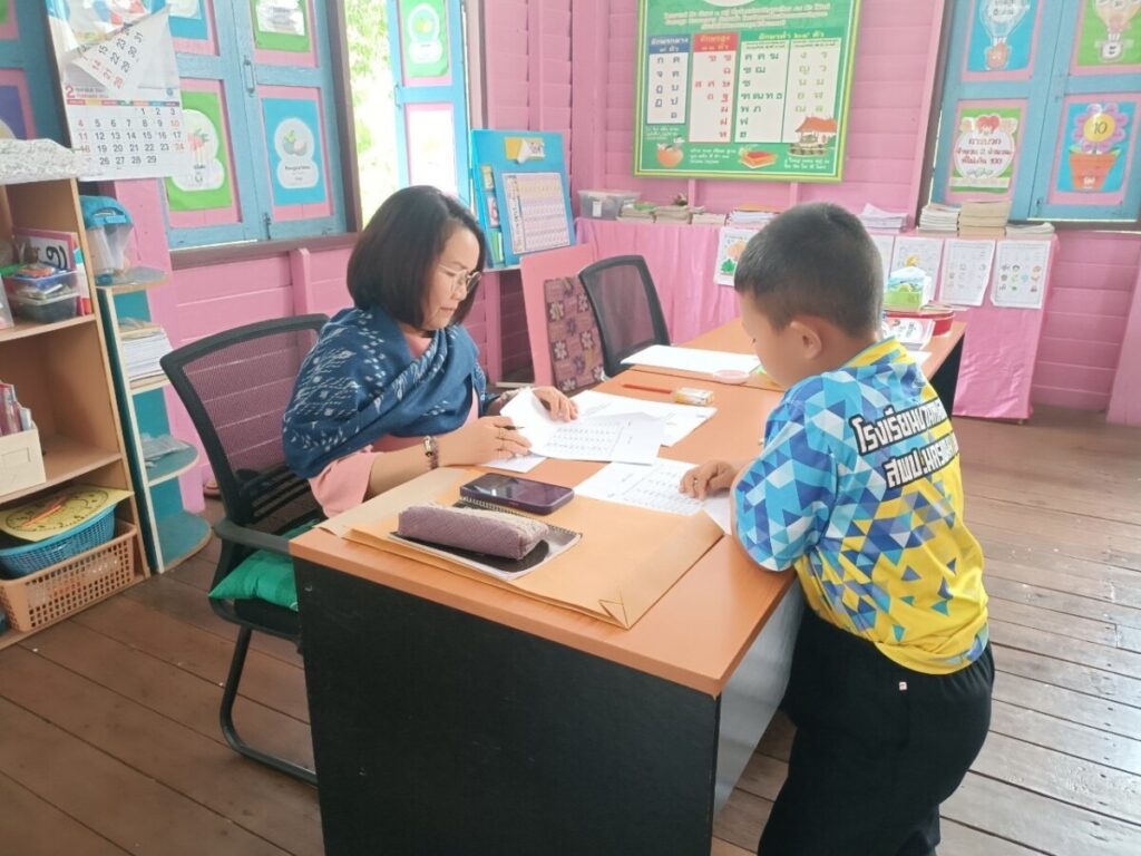 ประเมินการอ่านออกเขียนได้ของนักเรียน โรงเรียนบ้านหนองหญ้าไซ 2 S 33677397 0