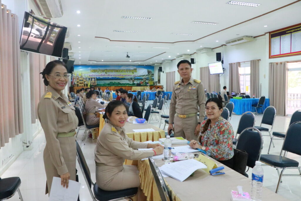 เยี่ยมชมและให้กำลังใจผู้สมัครคัดเลือกบุคคลเพื่อบรรจุและแต่งตั้งเข้ารับราชการเป็นข้าราชการครูและบุคลากรทางการศึกษา 6 IMG 8541