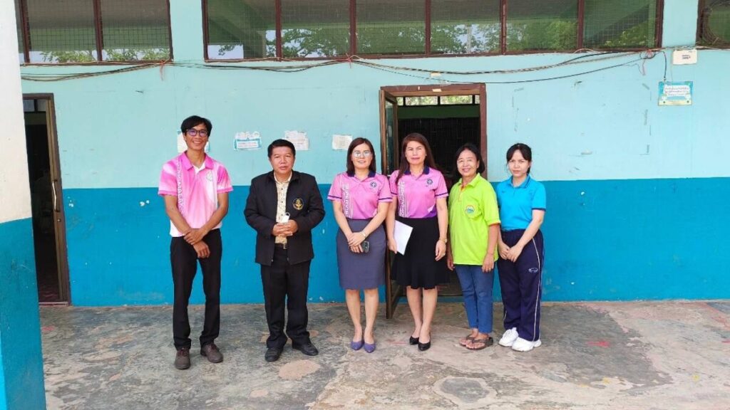 ลงพื้นที่สำรวจการเตรียมความพร้อม ก่อนเปิดภาคเรียนที่ 1 เครือข่ายโพนทองหนองย่างนางาม 1 298958 0