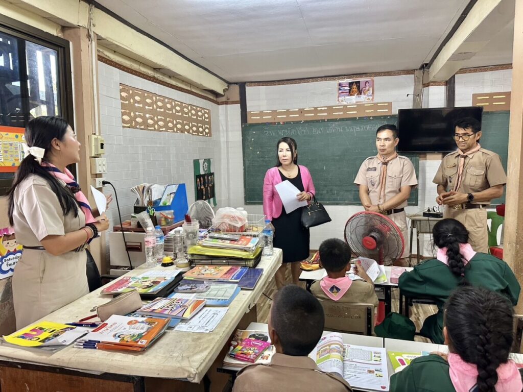 นิเทศ ติดตาม การเตรียมความพร้อมก่อนเปิดภาคเรียนที่ 1/2567 เครือข่ายสุนทรอาจสามารถนาทราย 4 S 151076876 0