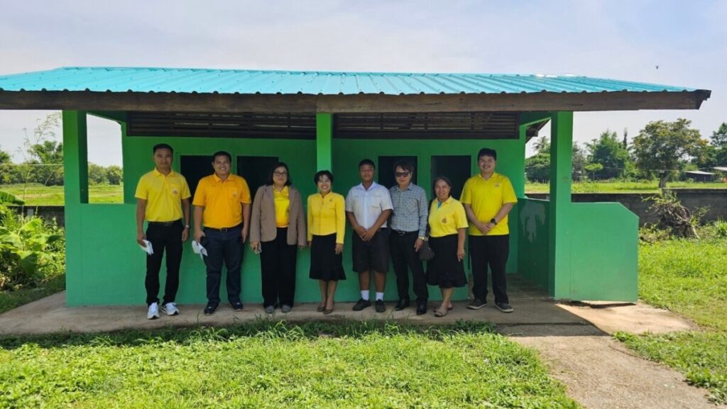 ประเมินห้องน้ำสถานศึกษา โครงการสุขาดี มีความสุข ประจำปีงบประมาณ พ.ศ. 2567 เครือข่ายฝั่งแดงน้ำก่ำ 1 S 40919211 0