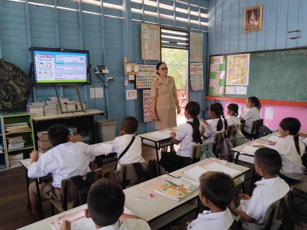 นิเทศติดตามสถานศึกษาที่จัดการเรียนการสอนโดยใช้การศึกษาทางไกลผ่านดาวเทียม (DLTV) 1 S 28213269 0
