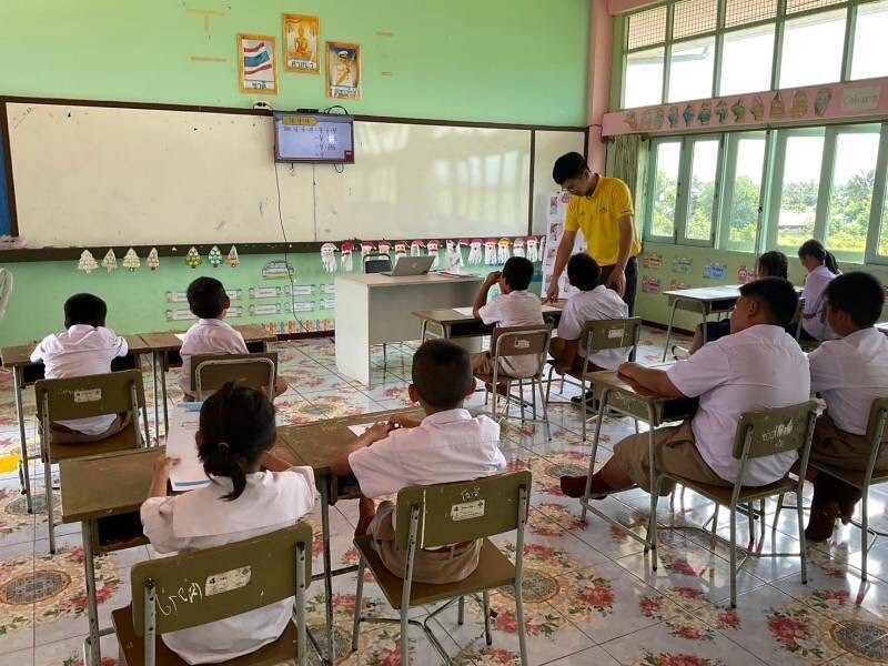 นิเทศเพื่อพัฒนาสถานศึกษาที่จัดการเรียนการสอนโดยใช้การศึกษาทางไกลผ่านดาวเทียม (DLTV) 1 S 34873380 0
