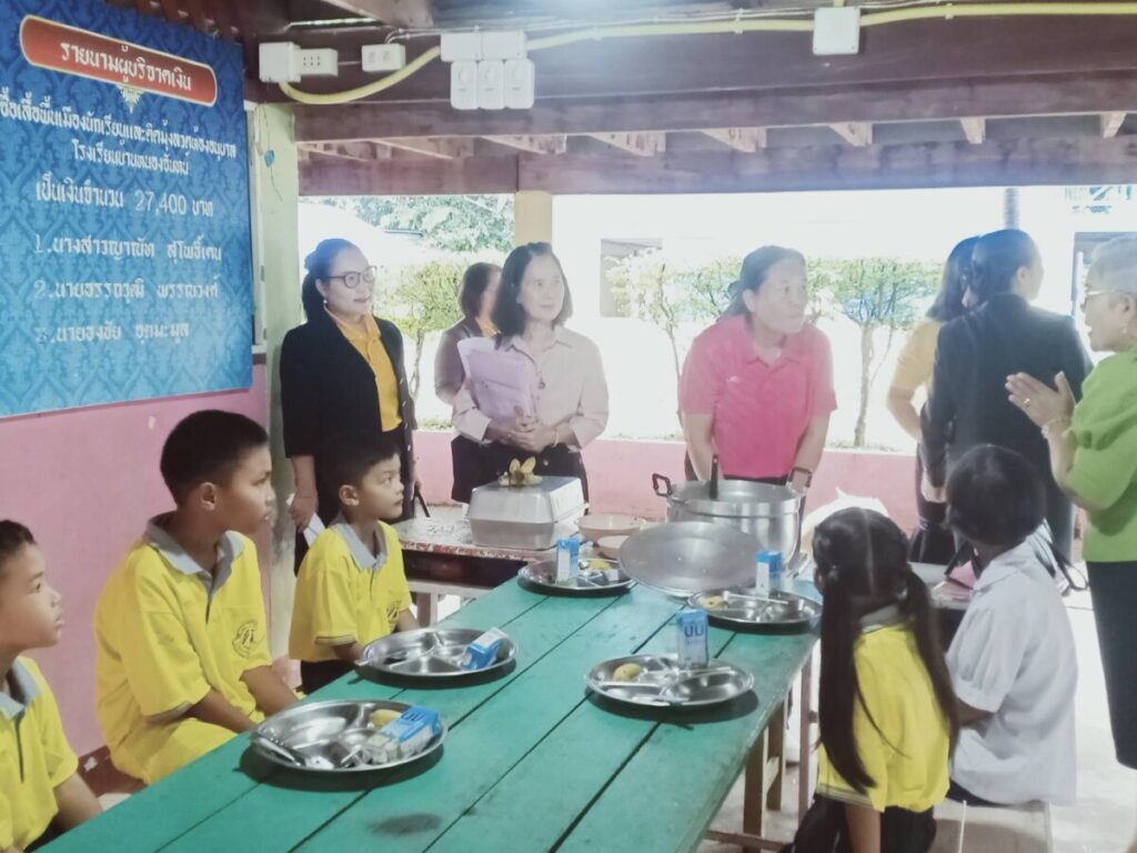 ติดตามการดำเนินงานโครงการสร้างมูลค่าเพิ่มผลผลิตกับชุมชนและภาคีเครือข่ายเพื่ออาหารนักเรียนในโรงเรียน และโครงการสร้างความเท่าเทียมด้านโภชนาการสำหรับนักเรียนที่มีภาวะทุพโภชนาการ ตามแผนปฏิบัติการ ประจำปีบัญชี 2567 7 102493 0
