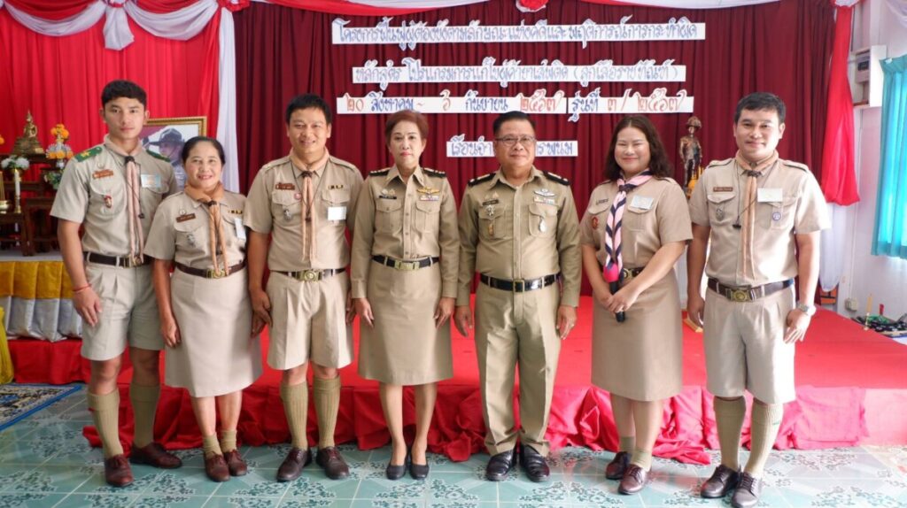 พิธีเปิดและดำเนินการฝึกอบรมโครงการฝึกอบรมลูกเสือราชทัณฑ์ในเรือนจำสำหรับผู้ต้องขังเรือนจำกลางนครพนมหลักสูตรลูกเสือวิสามัญ รุ่นที่ 3/2567 1 660733 0