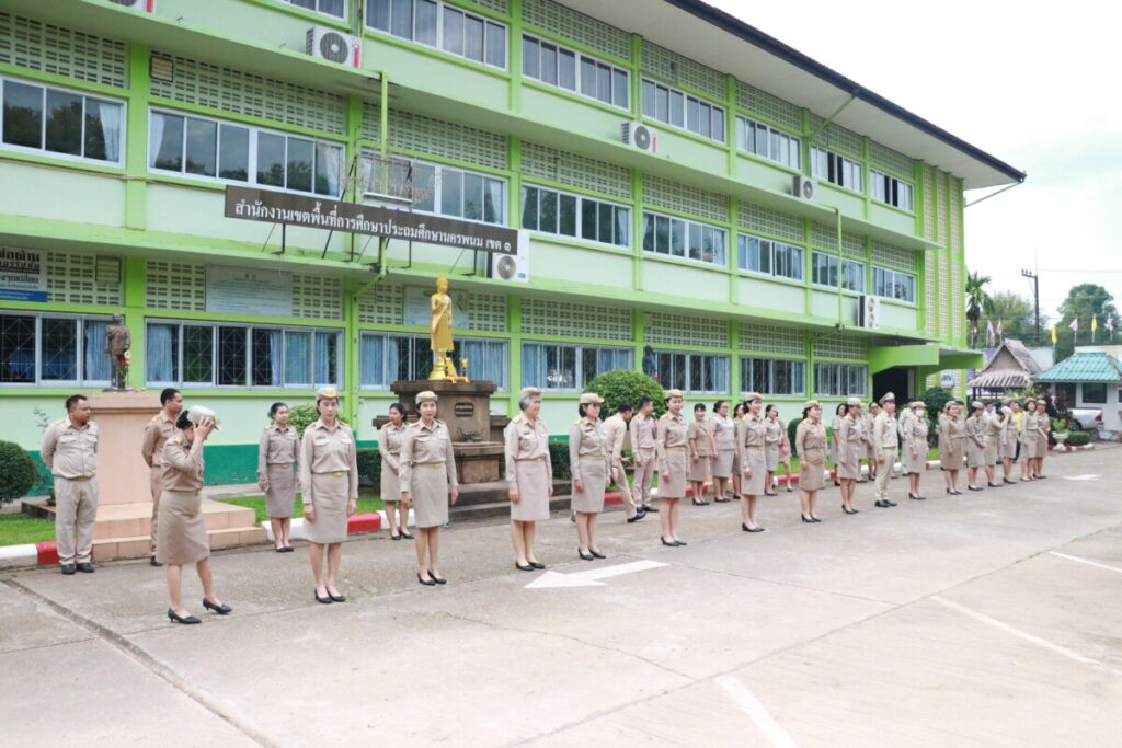 เข้าแถวเคารพธงชาติ ประจำวันอังคาร 2 Img 7557