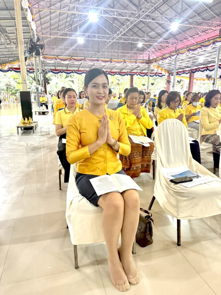 ร่วมพิธีเจริญพระพุทธมนต์ เฉลิมพระเกียรติถวายพระพรชัยมงคลแด่ พระบาทสมเด็จพระเจ้าอยู่หัว ณ วัดน้อยโพธิ์คำ 3 S 9723937 0