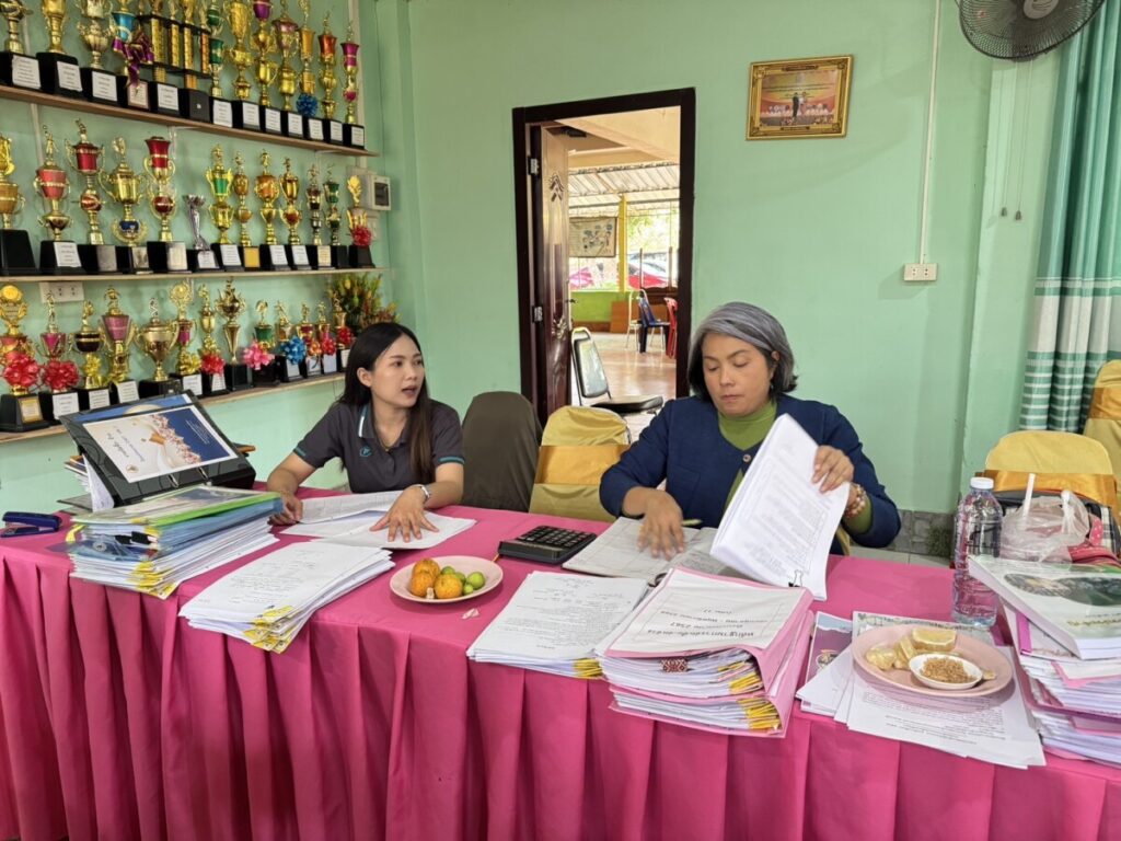 ตรวจสอบภายในชำนาญการ เข้าตรวจสอบการเงิน การบัญชีพัสดุ และแผนการดำเนินงาน ตามแผนปฏิบัติงานประจำปี 2568 โรงเรียนบ้านดอนกกโพธิ์ค่ายเสรีวิทยา 3 S 10403910 0