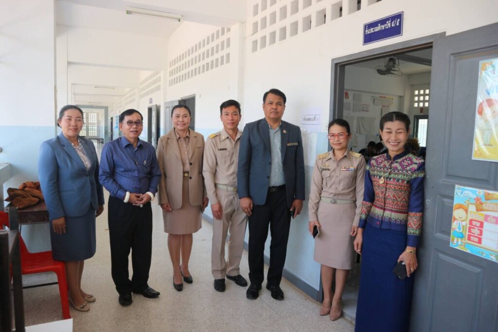 สพป.นครพนม เขต 1 ออกตรวจเยี่ยมและให้กำลังใจคณะกรรมการ O-NET ปีการศึกษา 2567 ณ สนามสอบอนุบาลนาแกผดุงราชกิจเจริญ 1 148058 0